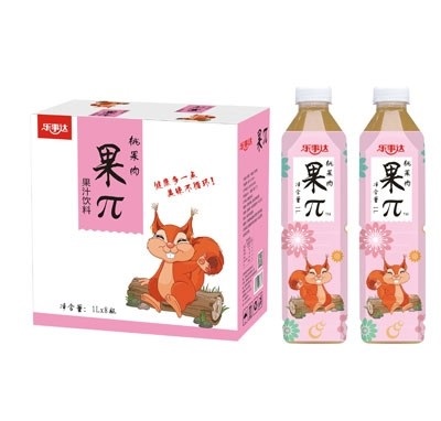樂事達(dá)果π桃果肉果汁飲料