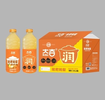 大夻枇杷燉梨復(fù)合果汁飲料1.25L×8瓶招商代理批發(fā)