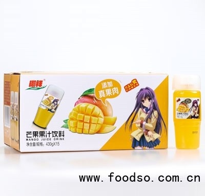 椰祥芒果果汁飲料430gx15瓶