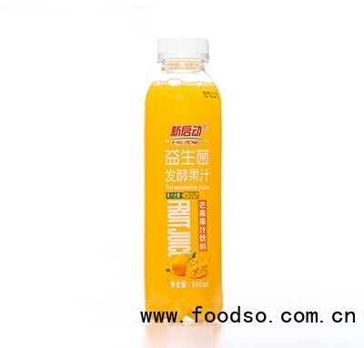 新啟動益生菌發(fā)酵果汁芒果果汁飲料500ml