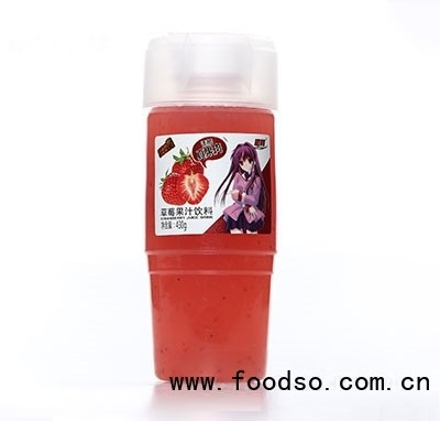 椰祥草莓果汁飲料430g
