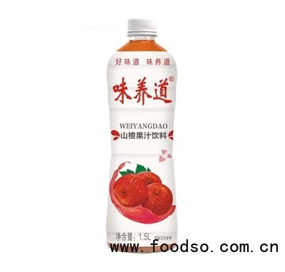 味養(yǎng)山楂果汁飲料1.5L夏季飲品招商代理