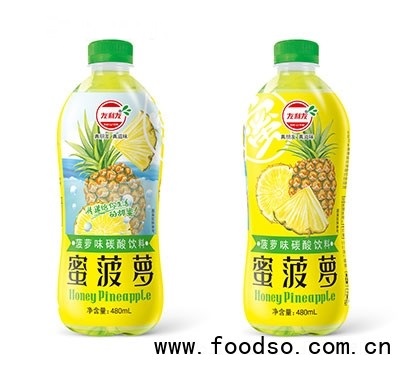 友利友蜜菠蘿菠蘿味碳酸飲料480ml