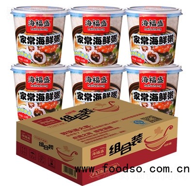 海福盛家常海鮮粥38g整箱6