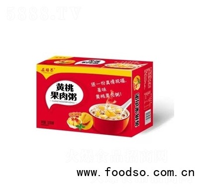 益膳果黃桃果肉粥320克