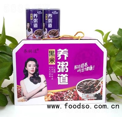 養(yǎng)粥道黑米八寶粥速食粥八
