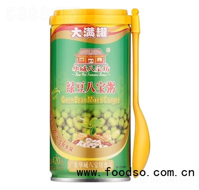 華威綠豆八寶粥速食粥方便食品
