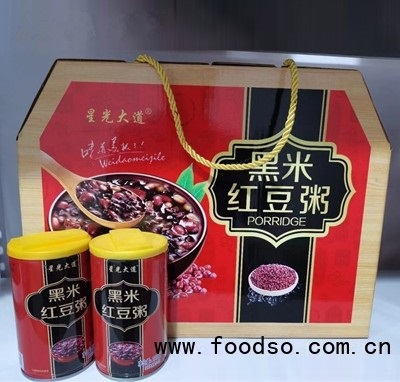 星光大道黑米紅豆粥方便速食開(kāi)罐即食