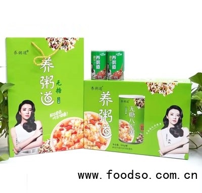 養(yǎng)粥道無糖八寶粥速食粥八寶粥禮盒招商
