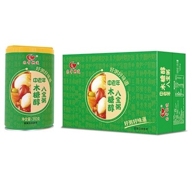 非常粥道中老年木糖醇八寶粥310gx10x12罐