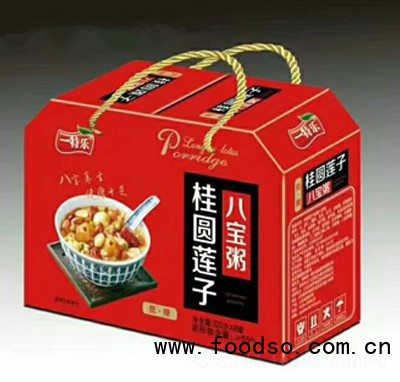 一特樂(lè)桂圓蓮子八寶粥低糖方便速食招商代理