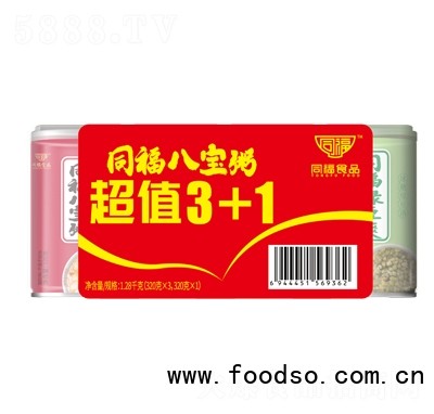 同福食品八寶粥超值3+1（3