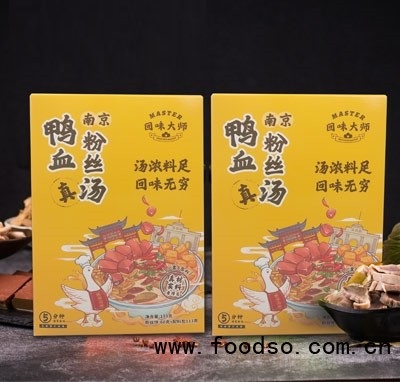 回味大師南京鴨血粉絲湯盒