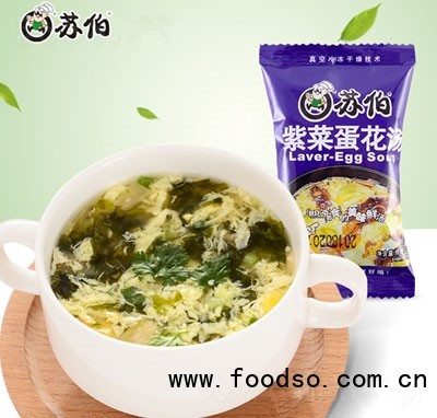 蘇伯紫菜蛋花湯