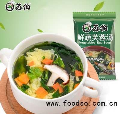 蘇伯鮮蔬芙蓉湯（袋）