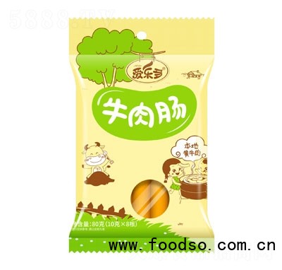 愛(ài)樂(lè)多牛肉腸袋裝