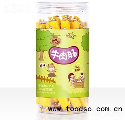 愛(ài)樂(lè)多牛肉腸罐裝原味