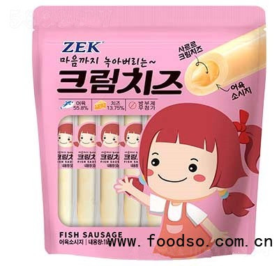 ZEK爆漿奶油芝士鱈魚(yú)香腸