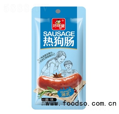 好味屋湘式熱狗腸原味22g