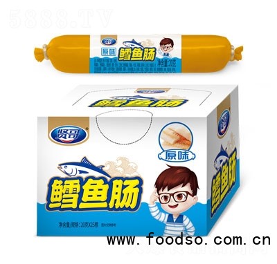 賢哥20克原味鱈魚腸香腸休