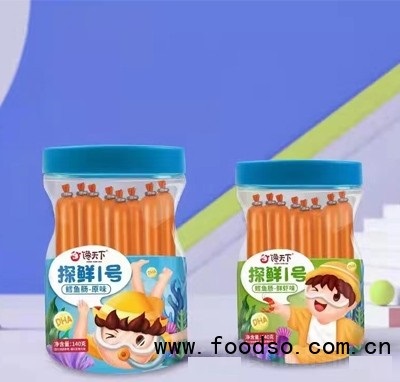 饞天下探鮮一號(hào)鱈魚腸休閑