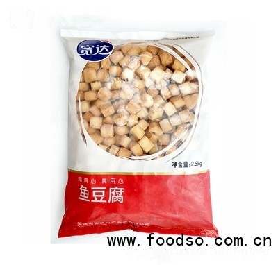 寬達(dá)魚(yú)豆腐2.5kg速凍食品招商代理