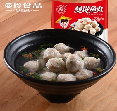 曼玲食品二鉆魚丸250g火鍋食材零食招商代理