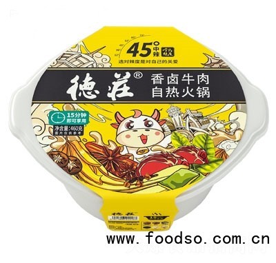 德莊香鹵牛肉自熱火鍋方便