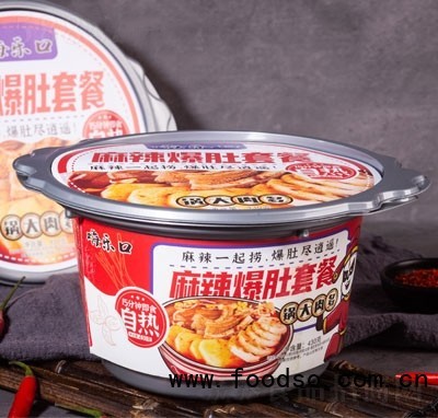 嗨樂(lè)口麻辣爆肚套餐自熱火