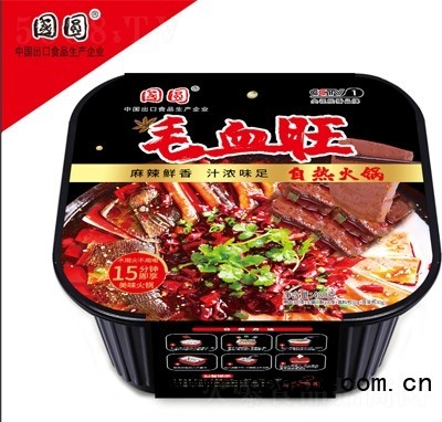 國圓毛血旺自熱火鍋方便食