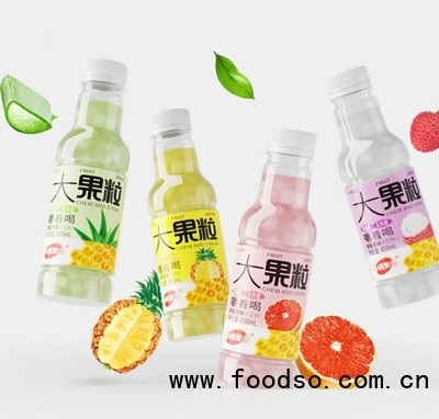 美純果滋大果粒果汁多口味飲料450ml