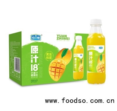 伯蘭頓原汁復合芒果汁果汁飲料500ml×15