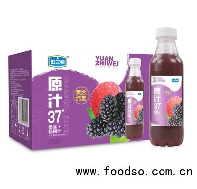 伯蘭頓原汁復合桑葚楊梅汁果汁飲料500ml×15