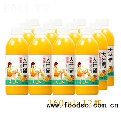 有心益芒果果味飲料360mlX12瓶