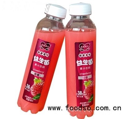 戀愛果實益生菌草莓汁飲料480ml
