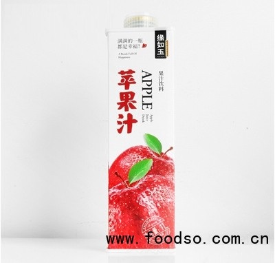 緣如玉蘋果汁果汁飲料