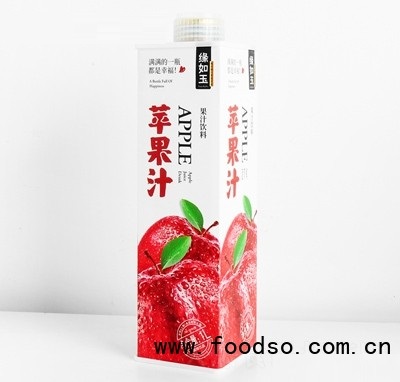 緣如玉蘋果汁果汁飲料1L