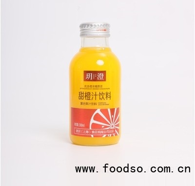 玥澄甜橙汁飲料復(fù)合果汁飲