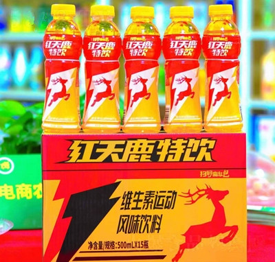 紅天鹿水特維生素運(yùn)動風(fēng)味飲料500mlX15瓶