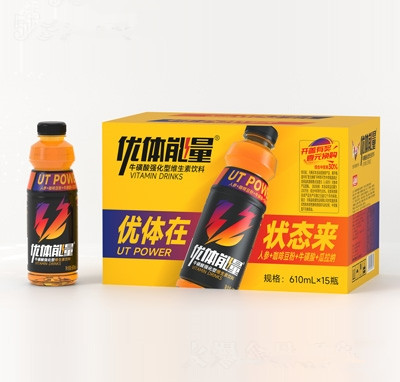 優(yōu)體能量?；撬釓?qiáng)化型維生素飲料