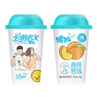愛的名義黃桃甘露酸奶味風味飲料450g