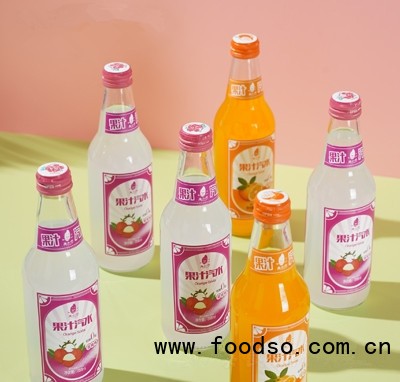 米小巧橙味+荔枝味果汁汽水358ml