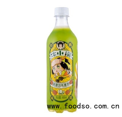 牛小溪鳳梨汁氣泡水480ml