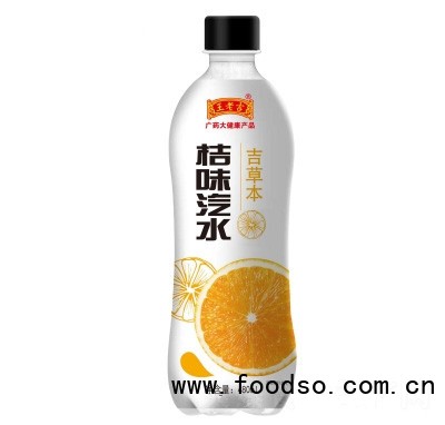 王老吉吉草本老汽水桔味480ml