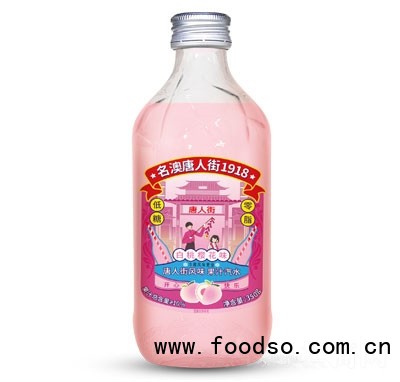 名澳白桃櫻花味果汁汽水350g