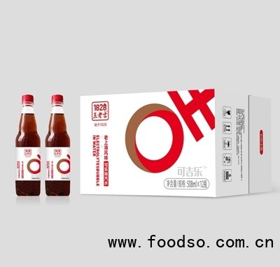 1828王老吉老上海風(fēng)味可樂(lè)味汽水508mlX12瓶