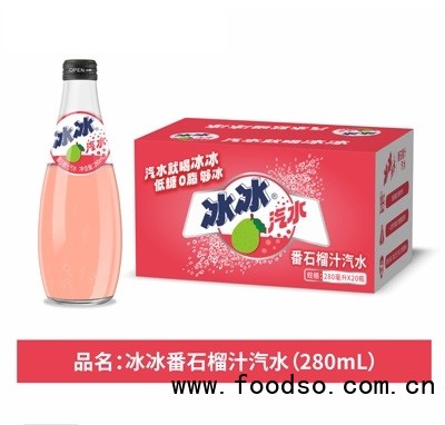 冰冰汽水番石榴果汁汽水280ml×20瓶