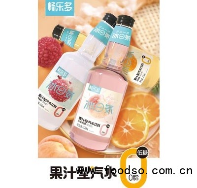 暢樂多冰氣果汁型汽水飲料