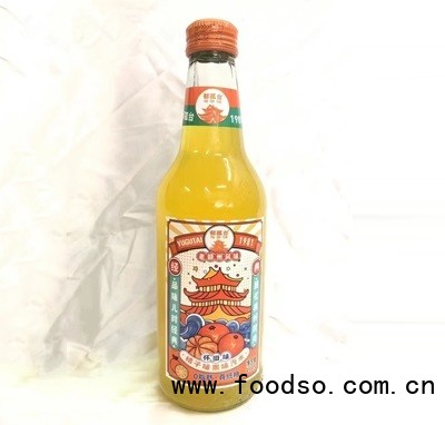 郁孤臺桔子味果味汽水358ml碳酸飲料