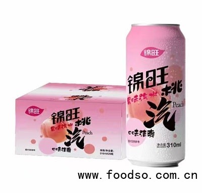 錦旺桃汽果味汽水310mlX20